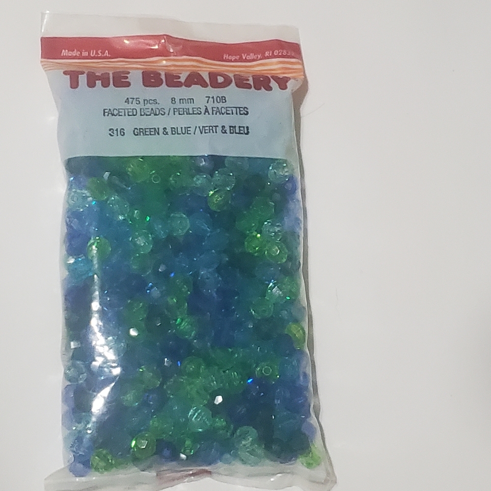 3/$15 475 8mm Faceted Bead The Beadery 045155831628